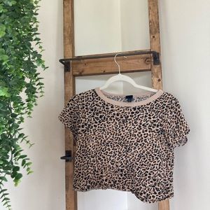Cheetah print top